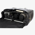 Bronkey Roma Black Leather Camera Bag