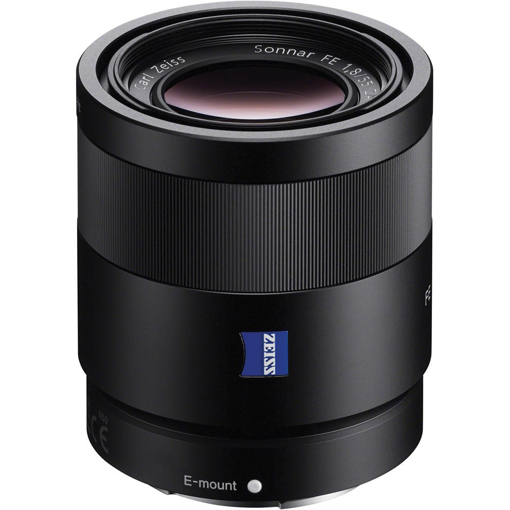 Obiettivo Sony FE 55 f1.8. ZA