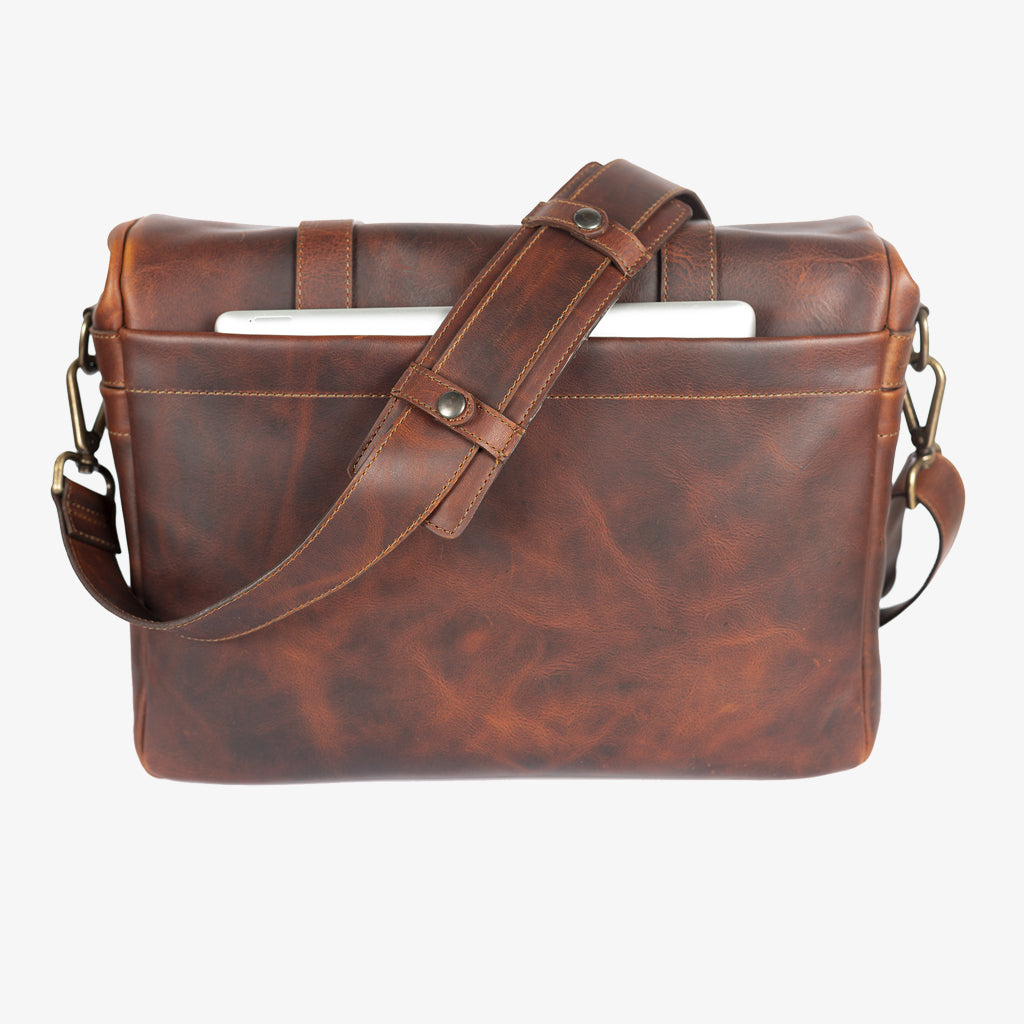 Bronkey Roma Cognac Leather Camera Bag