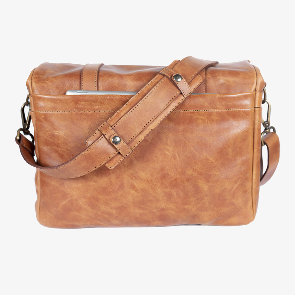 Bronkey Roma Tanned Leather Camera Bag