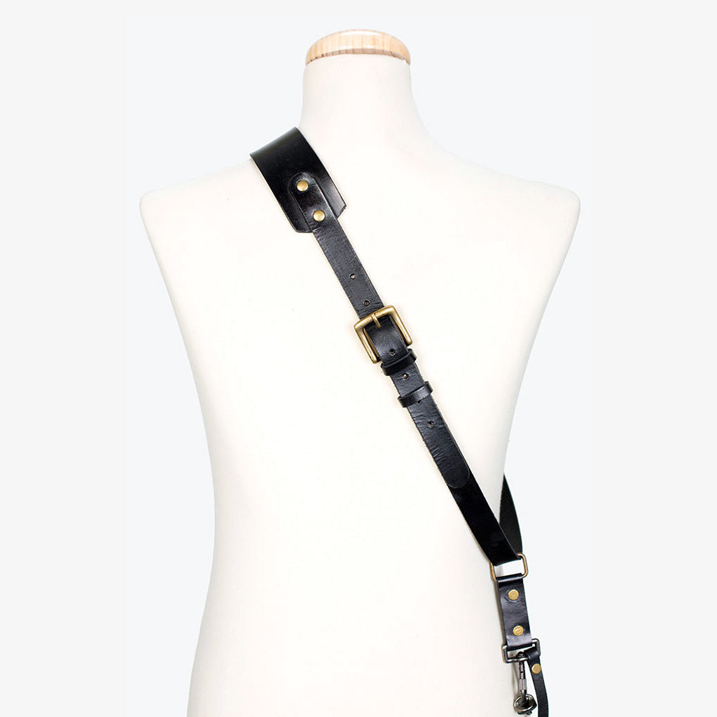 Berlin #601 - Brown sling leather camera strap